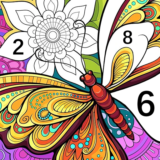 Tangle Color by Number Book Android下载